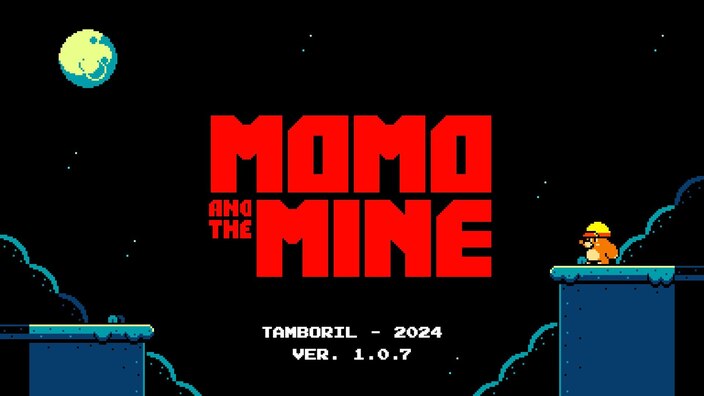 Momo and the Mine title screen