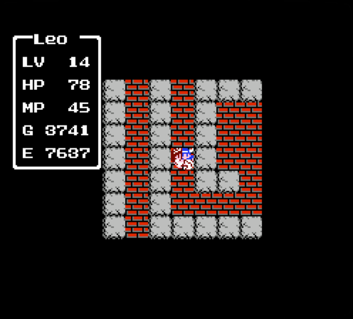 Walking around a dungeon