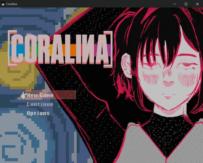 Coralina title screen
