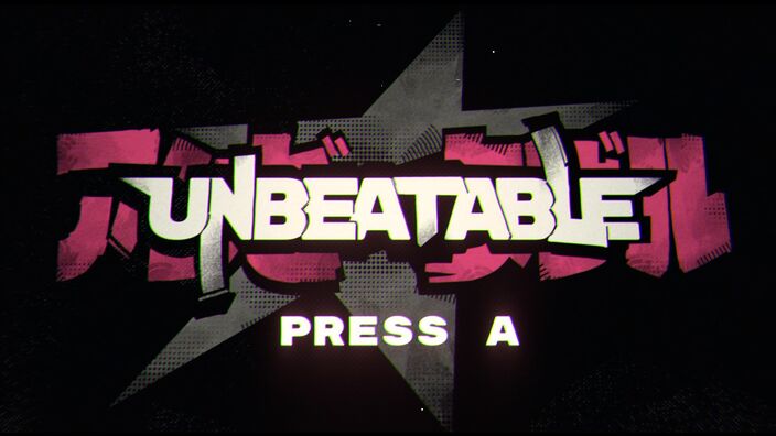Unbeatable title screen